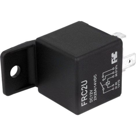 Relais automobile 2x SPST 12VDC 50A