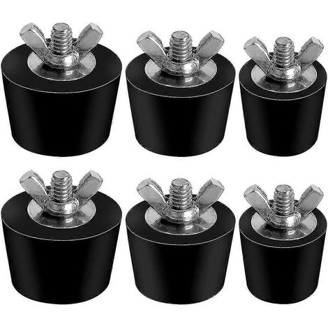 LYERCW - Lot de 6 bouchons d'hivernage de piscine (3 tailles différentes), bouchons d'expansion pour skimmer de piscine hors sol - En stock