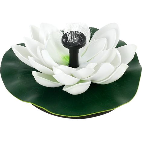 Pompe solaire pour fontaine en forme de lotus