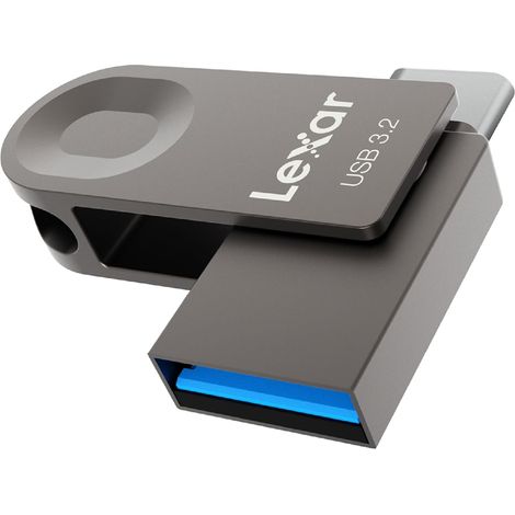 Clé USB 64 Go, Pen Drive USB 3.2 Gen 1, USB C et USB A, Vitesse de Lecture jusqu'à 100 Mo/s, Prise en Charge OTG (1/5)