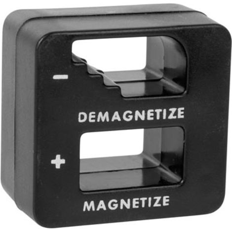 Toolland Magnetisierer und Entmagnetisierer, praktisches Werkzeug, schwarz