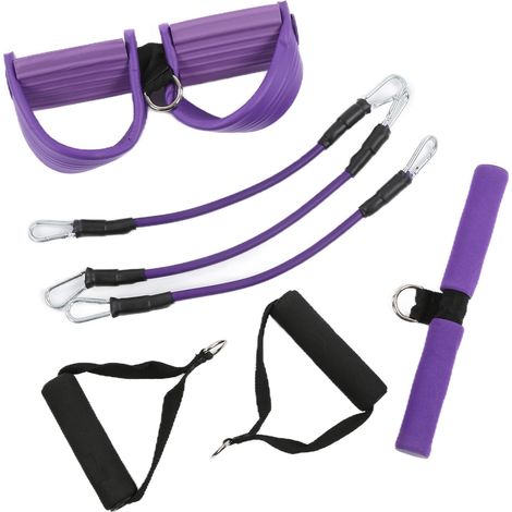 Bandes de résistance multifonctions détachables, antidérapantes et portables pour la perte de poids, en matériau non toxique. (1/5)
