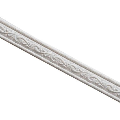 Moulure Flexible Auto Adhésive, 230x4,5cm, Bordure Decorative en PVC, Autocollant Mural De Bordure De Bord,Bordure De Papier Peint Auto Adhésive (1/5)