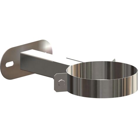 ATEC Wandabstandhalter 50-150mm DN100/150 Edelstahl blank kürzbar, 702744