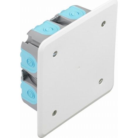 Scatola di derivazione elettrica  scatola di derivazione  scatola di derivazione esterna  scatola di derivazione Encastree Stop Air 100X100X40 + coperchio  Debflex  718866 (1/2)