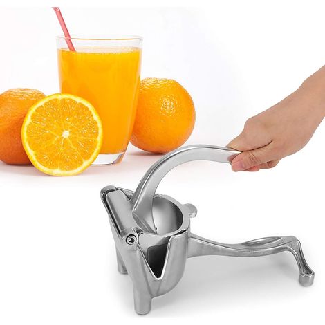 Juicer manuel, presse-agrumes manuel fruits citron orange presse, Presse-Fruits Portable en Aluminium, Extracteur pour Presser des Citrons (1/5)