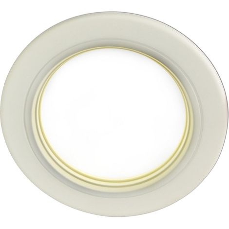 Plafonnier LED Dimmable 7W Blanc Chaud Diamètre 12,5 cm avec LED Intégrée - PANGIVO (1/3)