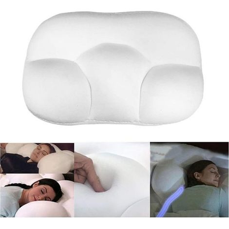 Coussin mémoire de forme Nuage Tout Rond pour nouveau-né, oreiller cervical bébé pour sommeil et allaitement (1/5)