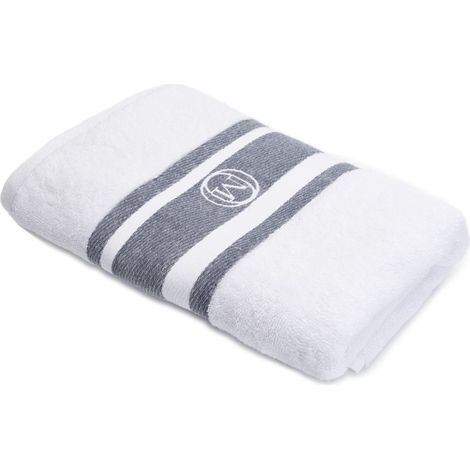 Toalla de baño Monogr.Linea 100x160cm gris claro / Officine Monogram