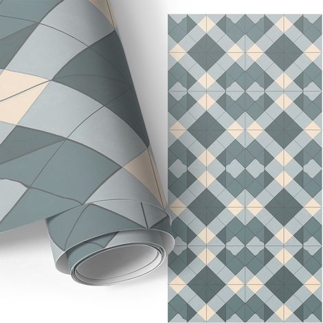 Klebefolie für Möbel - Möbelfolie - Selbstklebende - für Küche - Küchenfronten - Küchenschränke - Regelmäßige Formen 65x130 cm