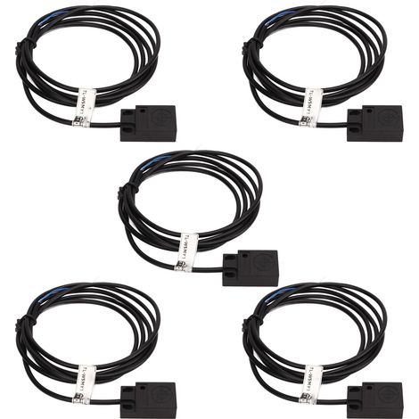 Interrupteur de proximité inductif 5mm, détection rapide, antiparasite, 2 fils, normalement ouvert NO, AC 110-220V, capteur inductif haute fiabilité. (1/5)