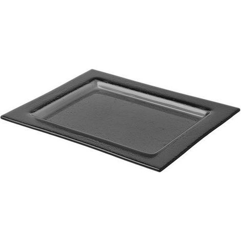 Plateau en verre noir Vetro GN 1/2 - Finedine