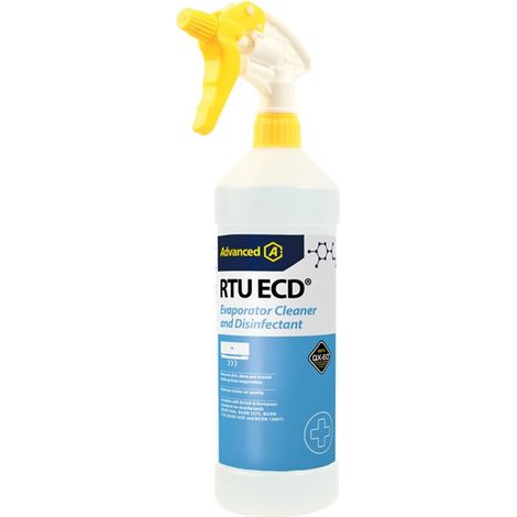 Aspen Pumps – Nettoyant et désinfectant pour évaporateurs 1 L – Formule QX-60 – Tue 99.9 % des microbes en moins d'une minute – Améliore performance énergétique