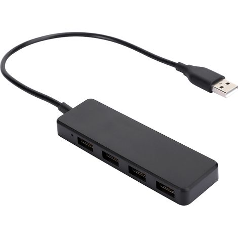 Ultraschlanker 4-Port-USB-3.0-Hub für Laptops – Schnelle Erweiterung mit tragbarer blauer LED (1/5)