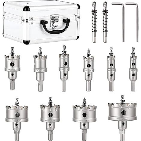 Coffret Scie Cloche TCT Carbure de Tungstène (16-60mm) (1/5)