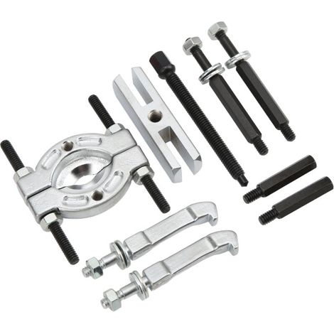 Ensemble d'extracteurs de roulement, 9pcs extracteur d'engrenage et kit de séparateur de roulement, kit universel d'outils de retrait de roulement de pignon pour essieu de moyeu de roue, pigno-VSIAISV (1/5)