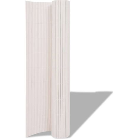 Maison Exclusive - Gartenzaun Weiß 150 x 300 cm PVC