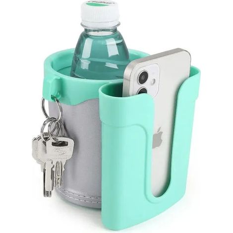 Porte-gobelet 3-en-1 pour vélo (avec fente de rangement pour clé) — Porte-bouteille universel pour guidon (1/5)
