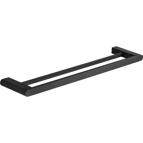 Mexen Adox Doppelhandtuchhalter, Schwarz - 7018225-70 (1/2)