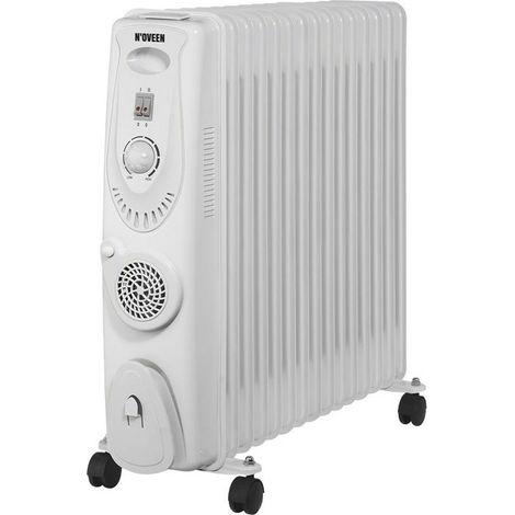 Radiatore a Olio (15 elementi) N'oveen OH1501 Bianco 2900 W (1/5)