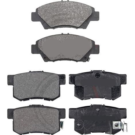 KIT PASTIGLIE FRENO ANTERIORI E POSTERIORI compatibile con HONDA S2000 (AP) / PASTIGLIE FRENANTI AUTO OEM FDB1444 FDB1679,FDB956 / SOSTITUZIONE DIRETTA / BASSA POLVERE / SILENZIOSO (1/4)