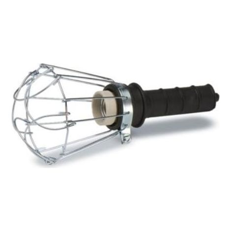 Lampe Baladeuse 100 W 250 V E27, Poignée En Caoutchouc Noir