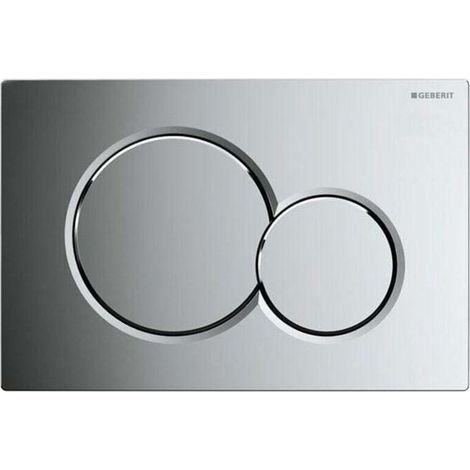 compatible Geberit Sigma01 - Plaque de déclenchement SIGMA01, chrome poli (115.770.21.5) (1/2)