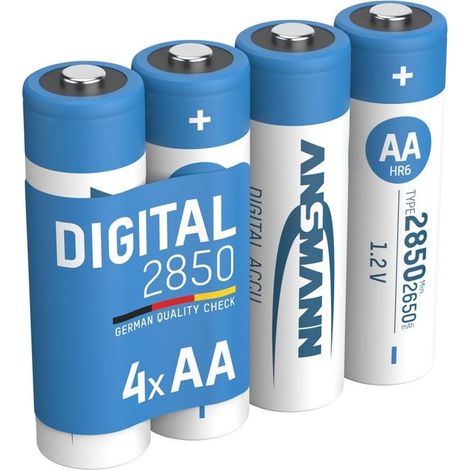 Ansmann Digital HR06 Batteria ricaricabile Stilo (AA) NiMH 2650 mAh 1.2 V 4 pz. (1/2)