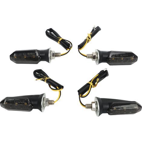 Moto Mini Clignotants LED, Indicateur Arrière Avant Universel pour Scooter de Plage 12V étanche, avec Lumière Douce, Longue Durée de Vie, Installation Facile, pour Voiture, (1/5)