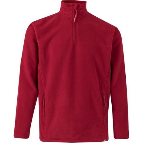 jersey polar verman cuello cremallera varios colores talla s-xxl color ropa color rojo talla xxl (1/4)