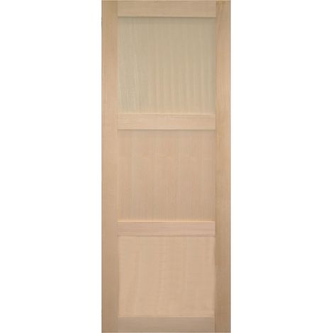 Porta scorrevole Ken Chêne 3 pannelli H204 x L83 cm GD MENUISERIES