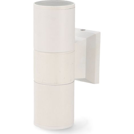 IluminaShop - Aplique de Pared Tube Blanco II 2XGU10 IP54 (1/5)