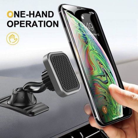 Support Téléphone Magnétique - Pour Tableau De Bord Voiture - Universel Smartphone - 1 Pièce (1/5)