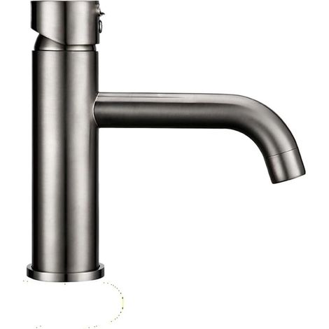 Mitigeur pour vasque - laiton - nickelé - eau chaude/froide