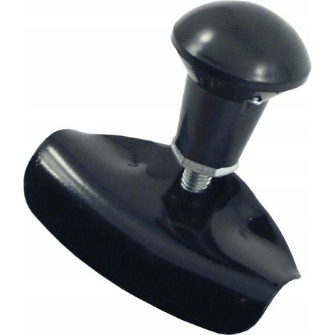Pomello del volante dritto, sfera nera per TIR BUS