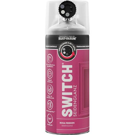 Rust-Oleum Sprühlack Switch 400 ml rosa fresien seidenglanz Lackspray (1/2)