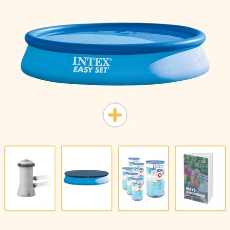 Intex Piscine Easy Set Ronde - 396x84 cm - 5-pièces SCB127 (1/5)
