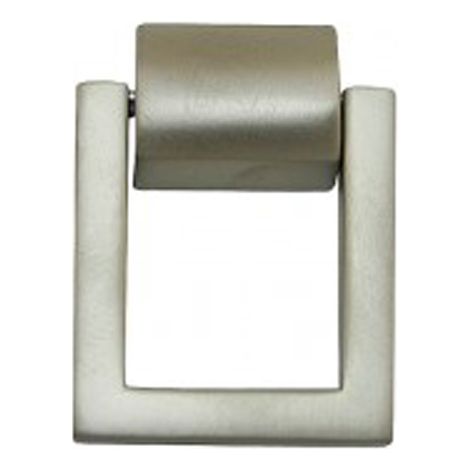 Maniglia per porta cadap a0044 acciaio nichel 19 mm