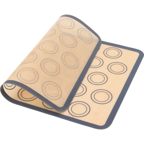 Tapis de cuisson en silicone réutilisable, antiadhésif, résistant à la chaleur, 42 x 29,5 cm (1/5)