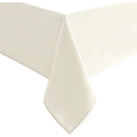 Nappe rectangulaire en PEVA 137 x 274 cm, 1 pièce, imperméable et facile à nettoyer, idéale pour les fêtes. (1/4)