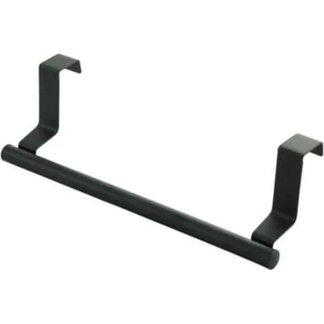 Porte-serviettes de salle de bain sans perçage (argenté), petit porte-serviettes en acier inoxydable (1/3)