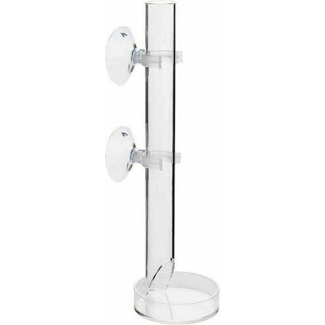ZVD Tube d'alimentation pour crevettes Aquarium de crevettes en acrylique Tube d'alimentation assemblé (25 cm)-Fei Yu (1/4)