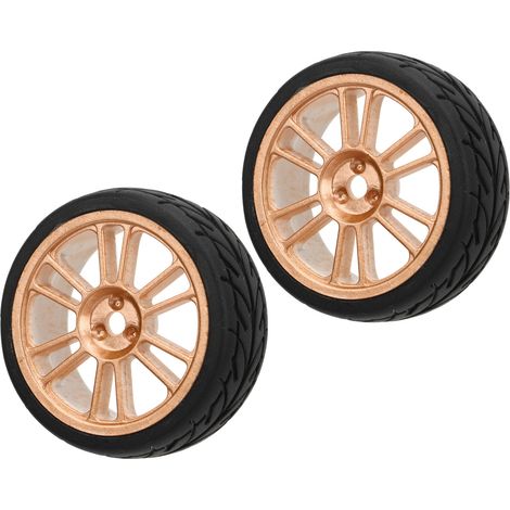 RC-Car-Reifen und -Felgen aus ölgespritztem Gummi und Nylon, Ersatz für ZD Racing 1/16 S16 EX16 (RC-Car-Ersatzteile) (1/4)