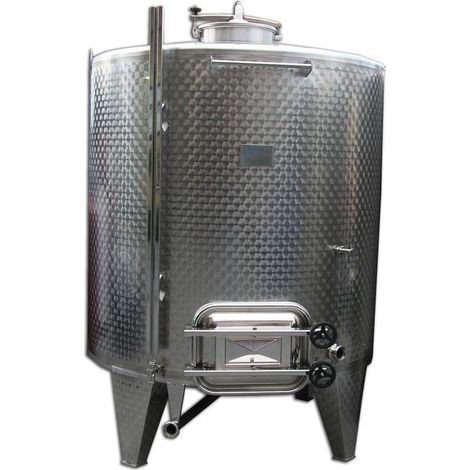 Serbatoio Acciaio Inox 3000 Litri Completa con Botola (1/3)