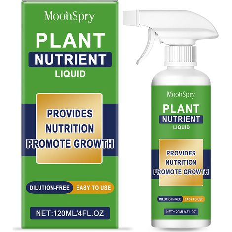 MOONSPRY Plant Nutrient Solution, General Care for Potted Flowers, Panthenol, Urea, PCA Sodium Spray Nutrient Solution (1/5)