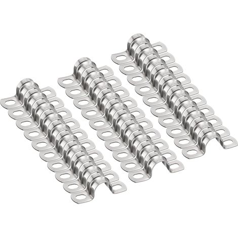 30pcs 5/16" 22mm Colliers De Conduit Collier M22 En U Epais (1/5)