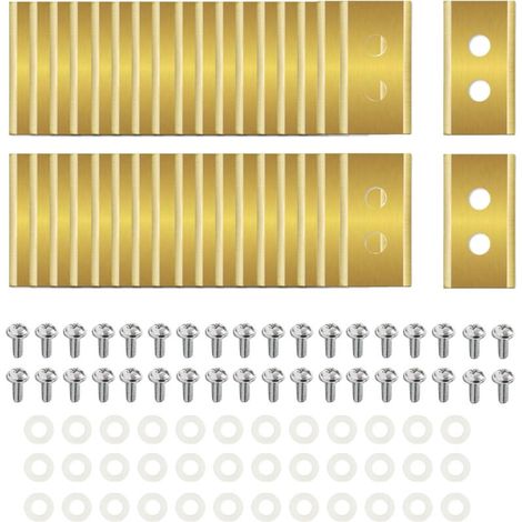 Lames de rechange pour tondeuses robotisées, 36 pièces, compatibles avec la plupart des tondeuses robotisées Mammotion Luba et Yuka