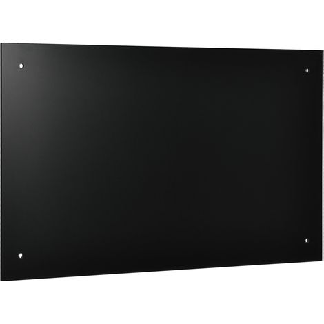 Base cappa 70 x 50 cm con fissaggio in vetro nero 030007152