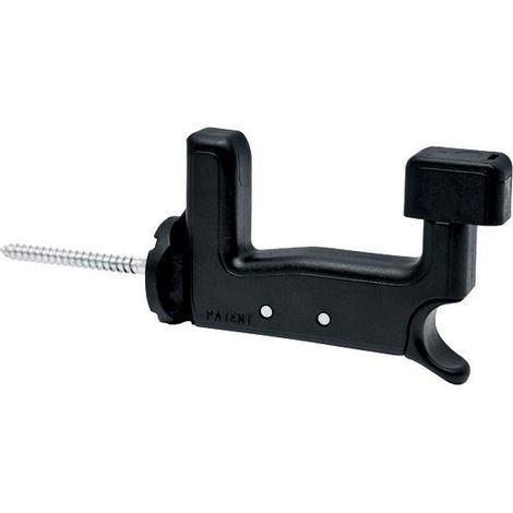 FERMAIMPOSTE IN PLASTICA GRILLO NERO 150 MM- 25,0 pz