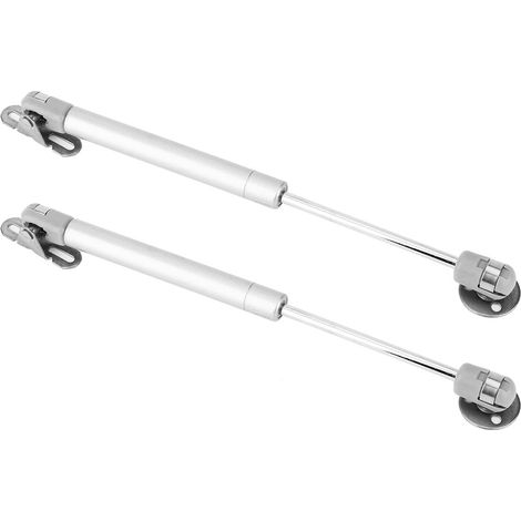 2PCS 100N Vérin à gaz pour porte de meuble à charnières, tige de support de levage pneumatique (tête en plastique)